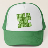 Funny St Patricks Day Drink Humor Trucker Pet (Voorkant)