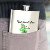 Funny St. Patrick's Day Drink Leprechaun Heupfles (Voorbeeld)