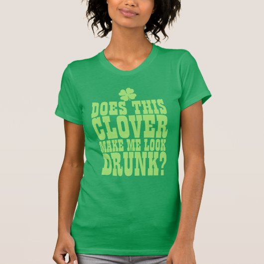 Funny St Patricks Day Drink T-shirt (Voorkant)