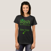 Funny St Patricks Day Drinking Irish Breathalyzer  T-shirt (Voorkant volledig)