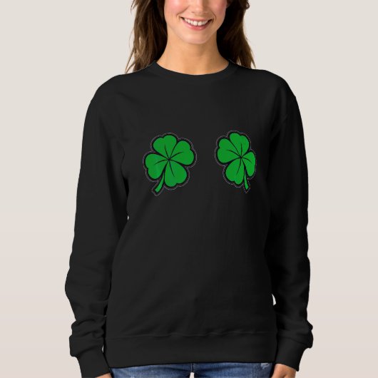 Funny St Patrick's Day for Women and Couples Trui (Voorkant)