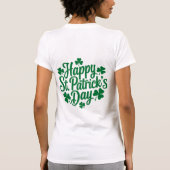 Funny St. Patrick's Day funny Tractor T-shirt (Achterkant)