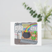 Funny St. Patrick's Day Gift of Kaart - Leprechaun (Staand voorkant)