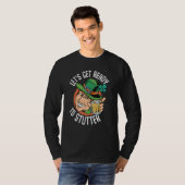 Funny St Patrick's Day Gnome Lets Get Ready 1 T-shirt (Voorkant volledig)
