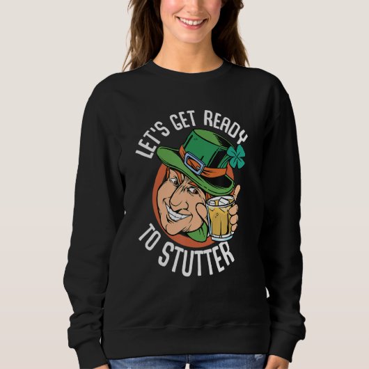 Funny St Patrick's Day Gnome Lets Get Ready 1 Trui (Voorkant)