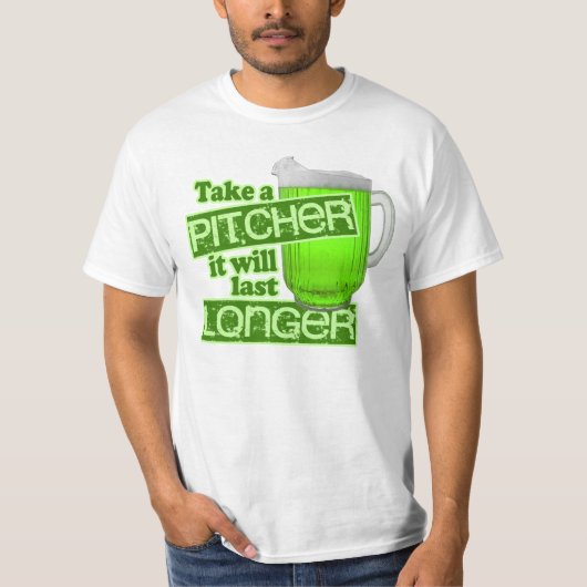 Funny St. Patrick's Day Green Beer T-shirt (Voorkant)