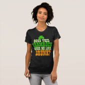 Funny St. Patrick's Day Green Beer T-shirt (Voorkant volledig)