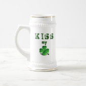 Funny St Patricks Day Green Shamrock Beer Stein Bierpul (Links)