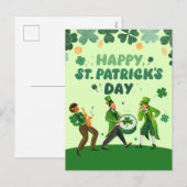funny st patricks day invitations feestdagenkaart (Voorkant / Achterkant)