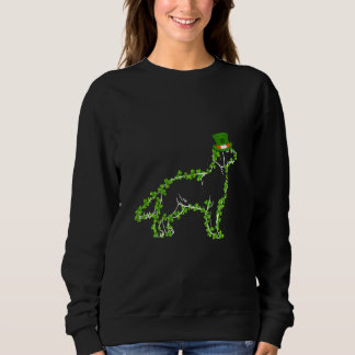 Funny St Patrick's Day Irish Golden Retriever with Trui