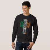 Funny St Patricks Day Irish Green Buffalo Pset Sh Trui (Voorkant volledig)