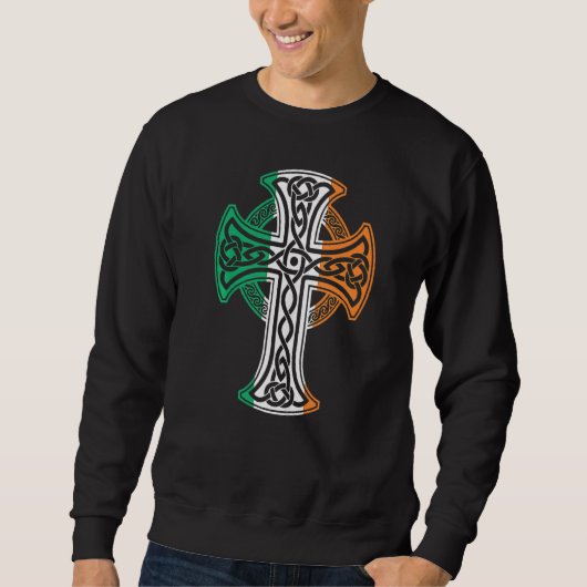 Funny St Patricks Day Irish Green Buffalo Pset Sh Trui (Voorkant)
