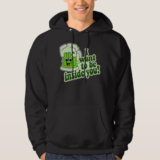Funny St Patricks Day Irish Hoodie (Voorkant)