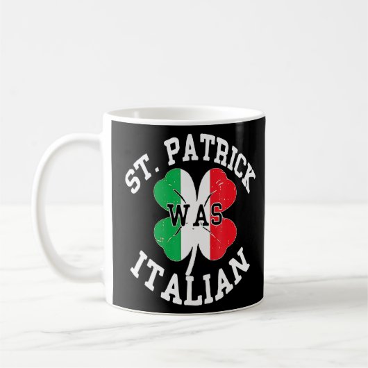 Funny St Patricks Day Irish Italy O'talian Koffiemok (Links)
