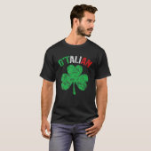 Funny St Patricks Day Irish Italy O'talian T-shirt (Voorkant volledig)