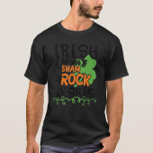 Funny St Patricks Day Irish Kisses Shamrock Wishe T-shirt (Voorkant)
