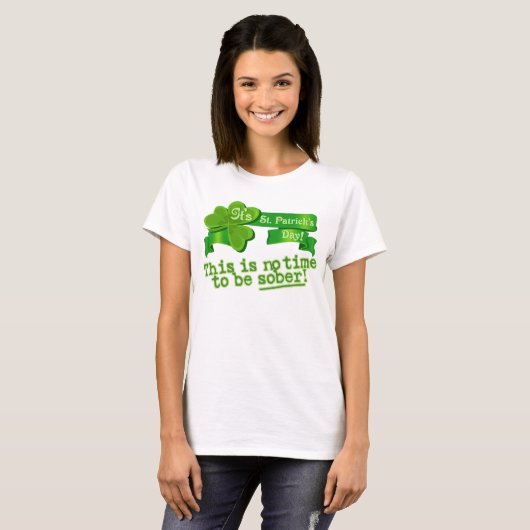 Funny St Patricks Day Irish T-shirt (Voorkant volledig)