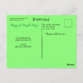 Funny St Patricks Day Irish Top of the Morning Briefkaart (Achterkant)