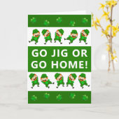 Funny St. Patrick's Day Kaart (Gele Bloem)