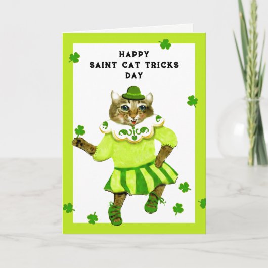 Funny St. Patrick's Day Kaart (Voorkant)