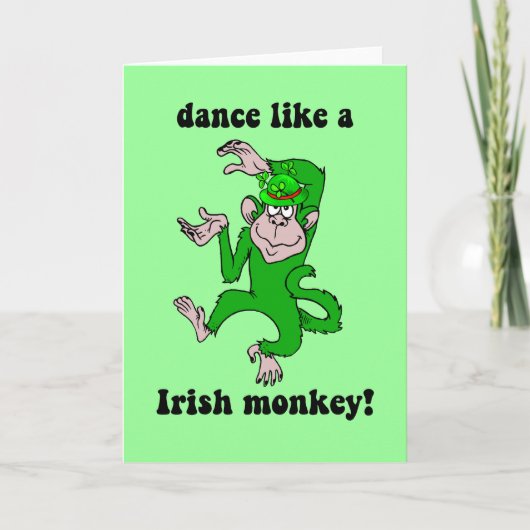 Funny St Patricks Day Kaart (Voorkant)