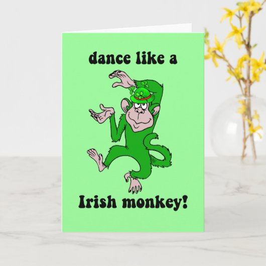 Funny St Patricks Day Kaart (Gele Bloem)