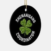 Funny St Patrick's Day Keramisch Ornament (Rechts)