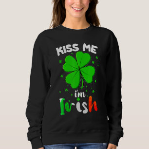 Funny St Patrick's Day Kiss Ik ben Iers Trui
