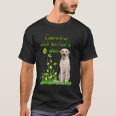 Funny St Patricks Day Labrador Retriever Dog Cute T-shirt (Voorkant)