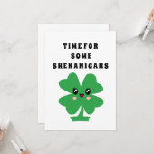 Funny St. Patrick's Day - Lucky Charms Card Kaart (Voorkant / Achterkant in situ)