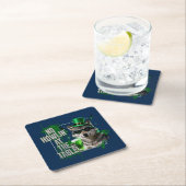 Funny St Patricks Day No Howlin At Table Coaster Kartonnen Onderzetters (Insitu)