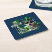 Funny St Patricks Day No Howlin At Table Coaster Kartonnen Onderzetters (Schuin)