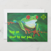 Funny St Patrick's Day party Invites Kaart (Voorkant)