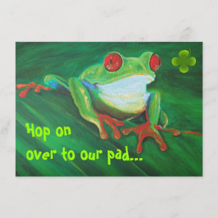 Funny St Patrick's Day party Invites Kaart