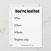 Funny St. Patrick's Day Party Uitnodigingen (Achterkant)