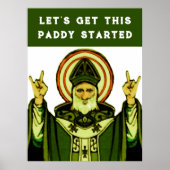 Funny St. Patrick's Day Poster (Voorkant)