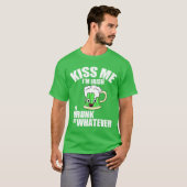 Funny St. Patrick's Day quote T-shirt (Voorkant volledig)