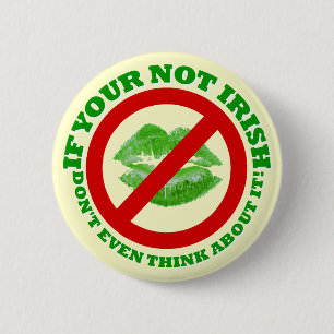 Funny St Patrick's day Ronde Button 5,7 Cm