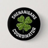 Funny St Patrick's Day Ronde Button 5,7 Cm (Voorkant)