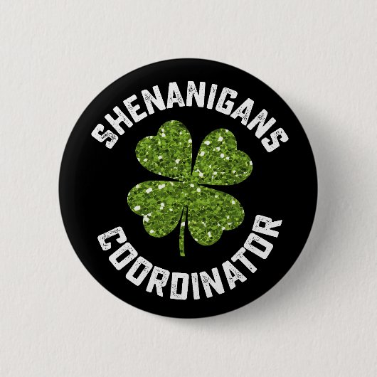 Funny St Patrick's Day Ronde Button 5,7 Cm (Voorkant)