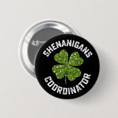 Funny St Patrick's Day Ronde Button 5,7 Cm (Voorkant /achterkant)