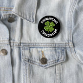 Funny St Patrick's Day Ronde Button 5,7 Cm (In situ)