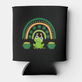 Funny St Patricks Day Schattige Frog Blikjeskoeler (Voorkant)