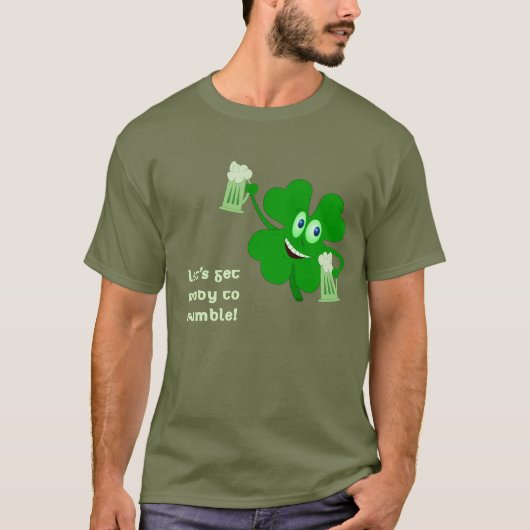 Funny St Patricks Day Shamrock Shirt (Voorkant)