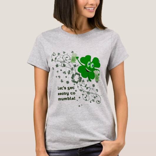 Funny St Patricks Day Shamrock Shirt (Voorkant)