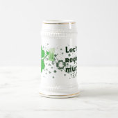 Funny St Patricks Day Shamrock Stein Bierpul (Center)