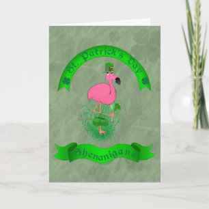 Funny St. Patrick's Day Shenanigans Card Kaart