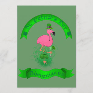 Funny St. Patrick's Day Shenanigans Invitation Kaart