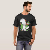 Funny St Patrick's Day Shirt Leprechaun Dragon Clo (Voorkant volledig)