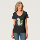 Funny St Patrick's Day Shirt Leprechaun Dragon Clo (Voorkant volledig)